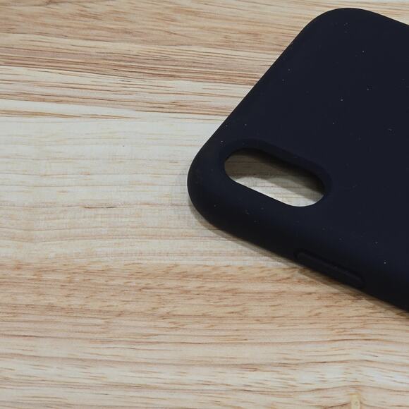 Cell Phone Case For 6.1" iPhone XR Soft Bumper Minimalist Black - Picture 3 of 8